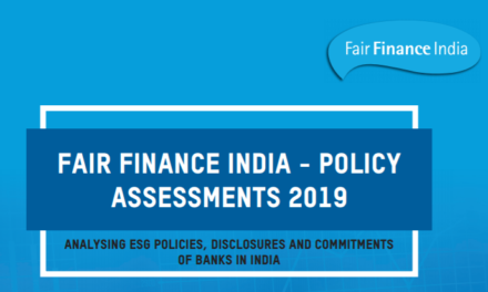 A feature on the 2019 Fair Finance India scorecard